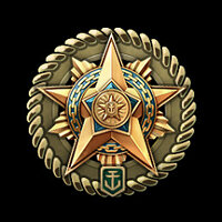 Достижение «Почётная служба» с отличием в игре World of Warships для Steam