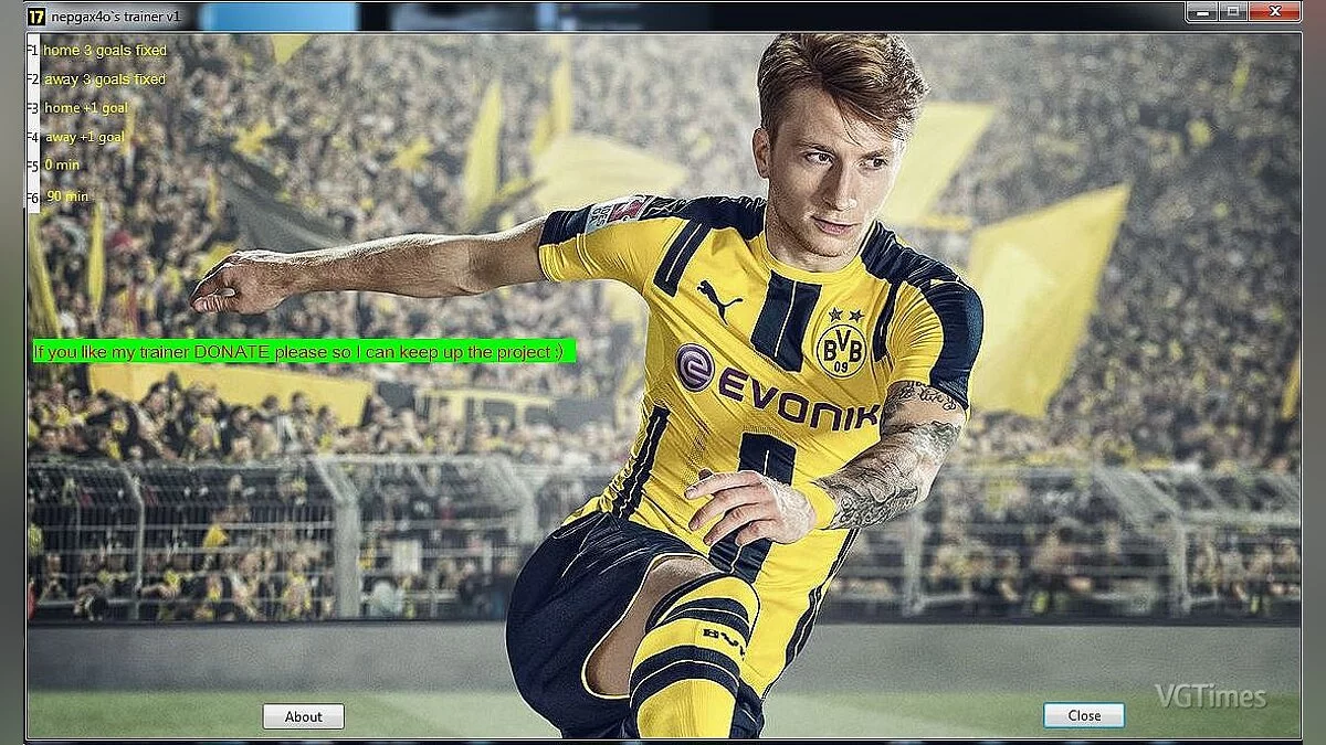 FIFA 17 — Трейнер / Trainer (+3) [1.0] [nepgax4o]