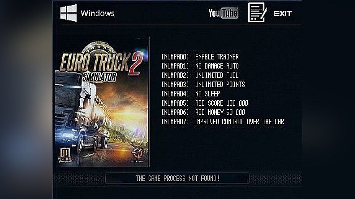 Euro Truck Simulator 2 — Трейнер / Trainer (+7) [1.24.4.3s] [LIRW / GHL]