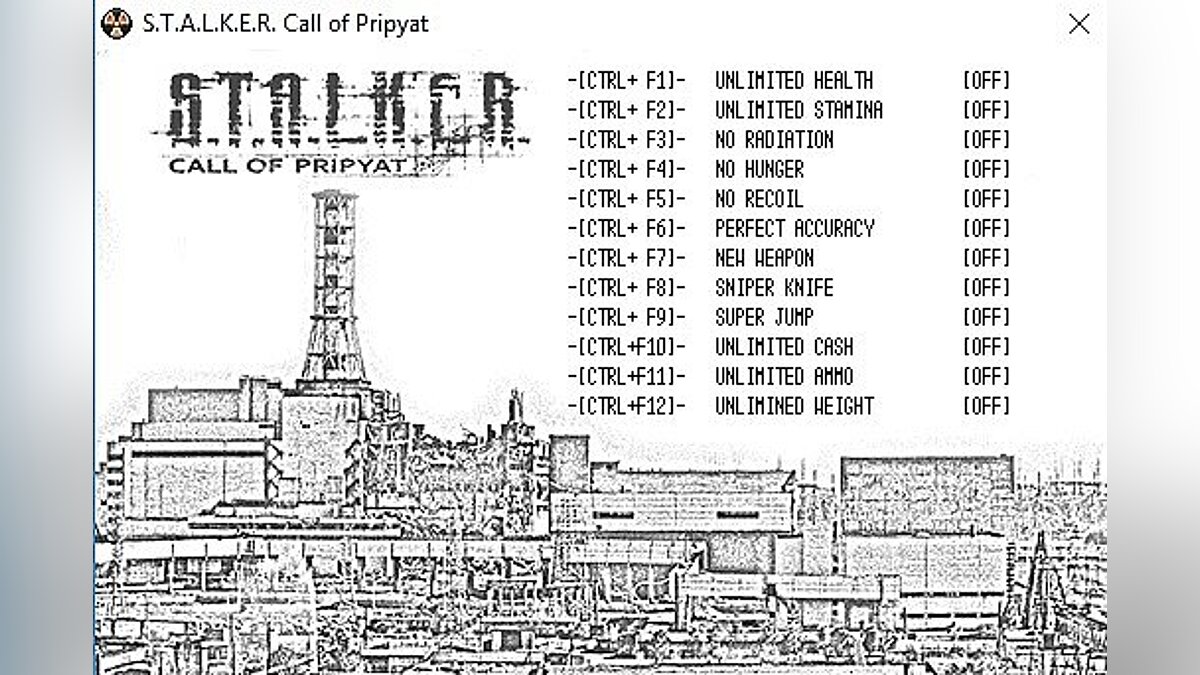 S.T.A.L.K.E.R.: Call of Pripyat — Трейнер / Trainer (+12) [v1.6.02] [LIRW / GHL]