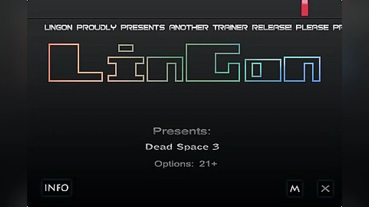 Dead Space 3 — Трейнер / Trainer (+21) [1.1] [LinGon]