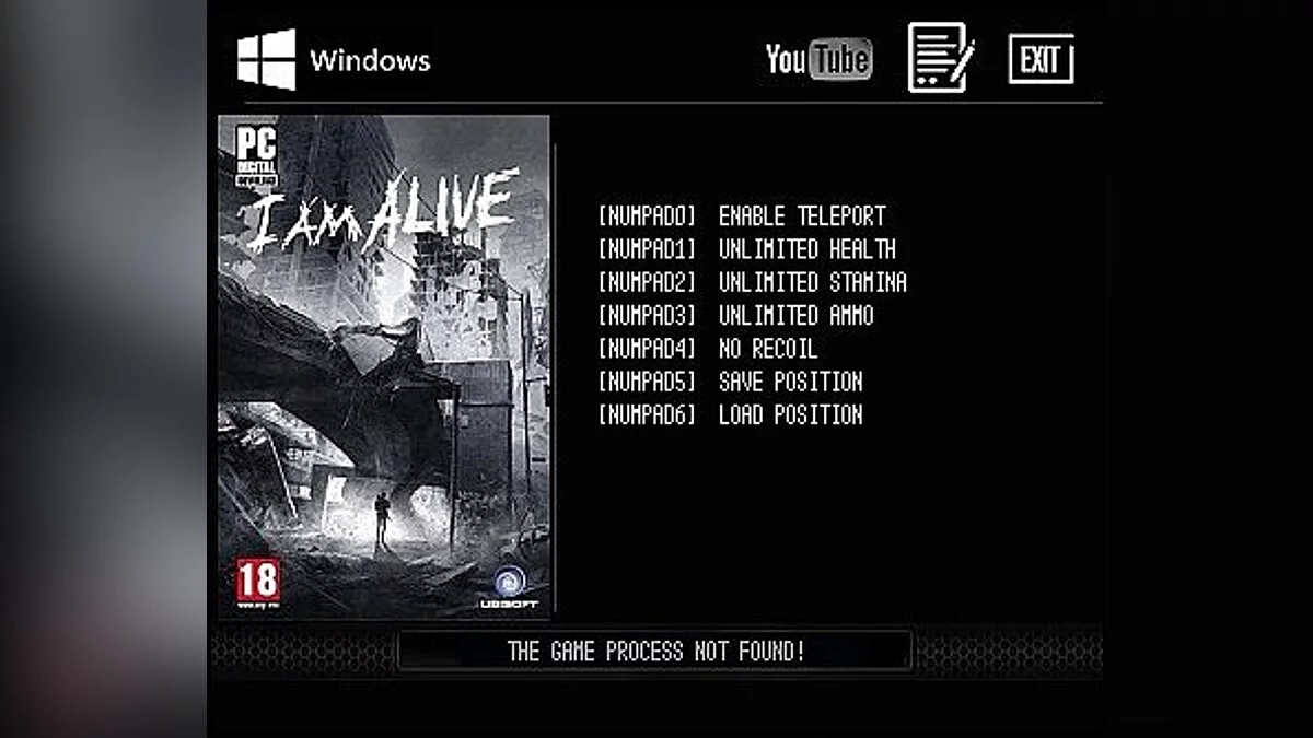 I Am Alive — Трейнер / Trainer (+5) [v1.0.1 "Steam"] [LIRW / GHL] - Fixed Version