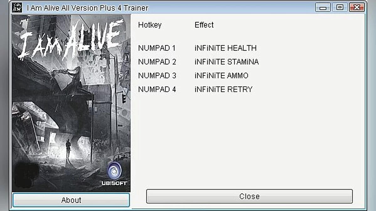 I Am Alive — Трейнер / Trainer (+4) [All Versions] [GRIZZLY / PlayGround.ru]