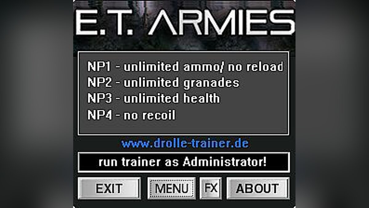 Extraterrestrial Armies — Трейнер / Trainer (+4) [1.0] [dR.oLLe]