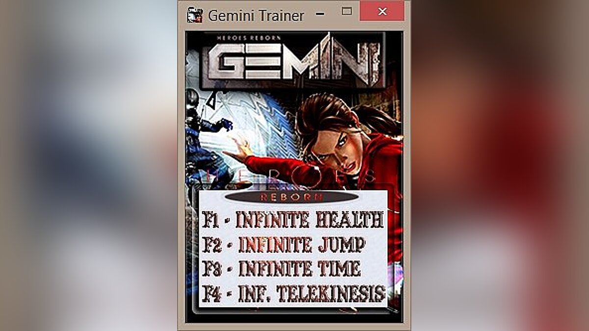 Gemini: Heroes Reborn — Трейнер / Trainer (+4) [1.0] [FutureX]