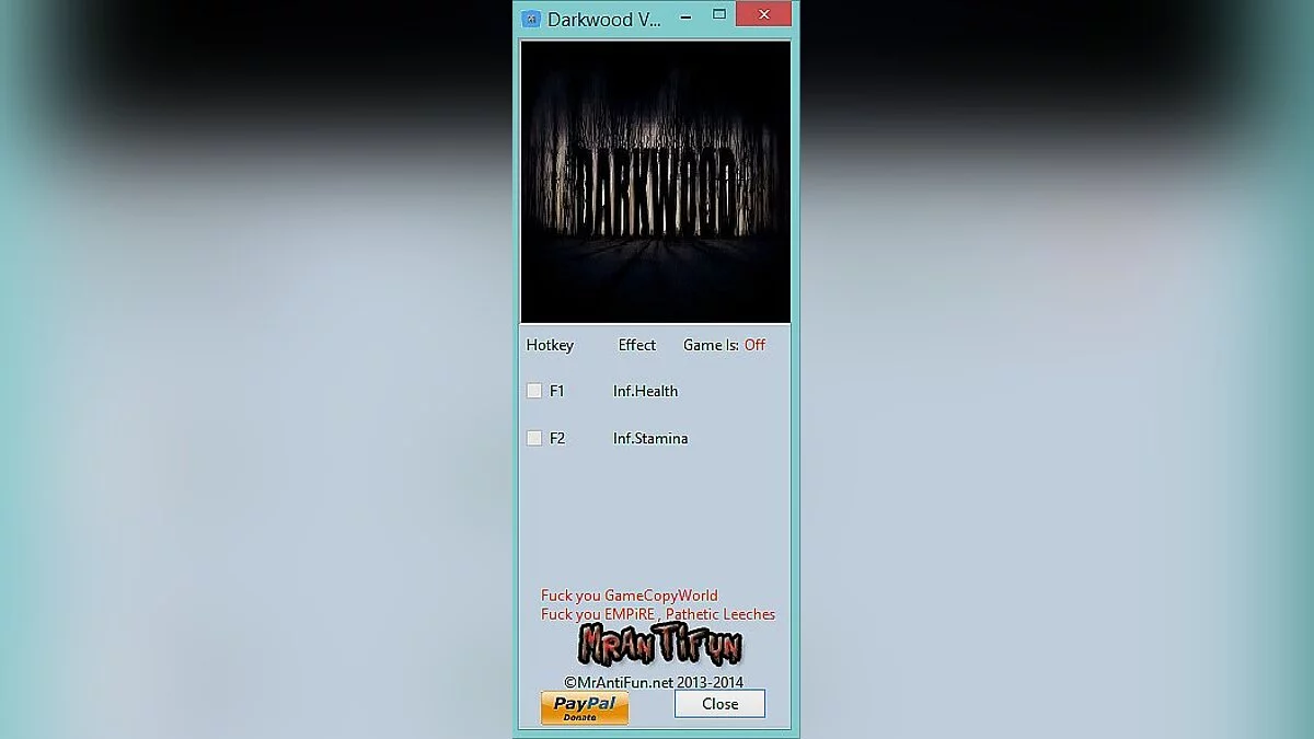 Darkwood — Трейнер / Trainer (+2) [7.0] [MrAntiFun]