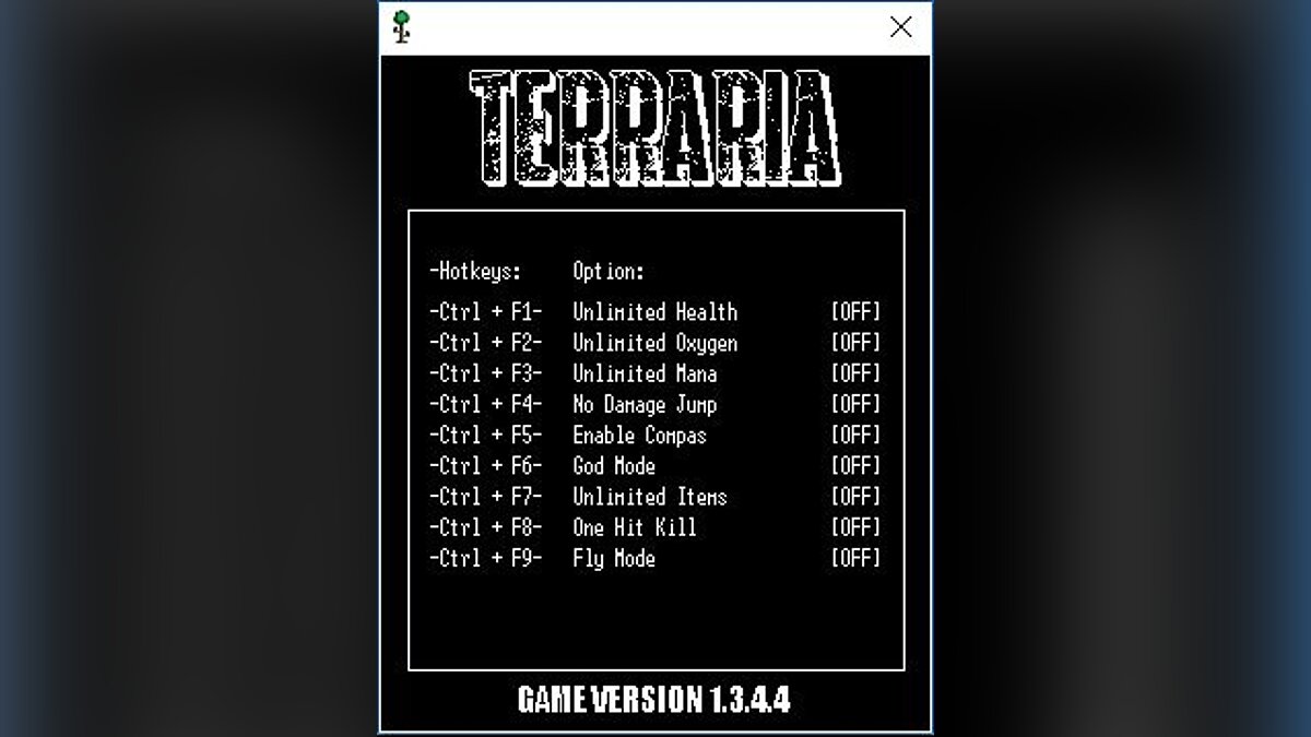 Terraria — Трейнер / Trainer (+9) [v 1.3.4.4 Steam Rus] [LIRW / GHL] - Updated: 18.02.2017