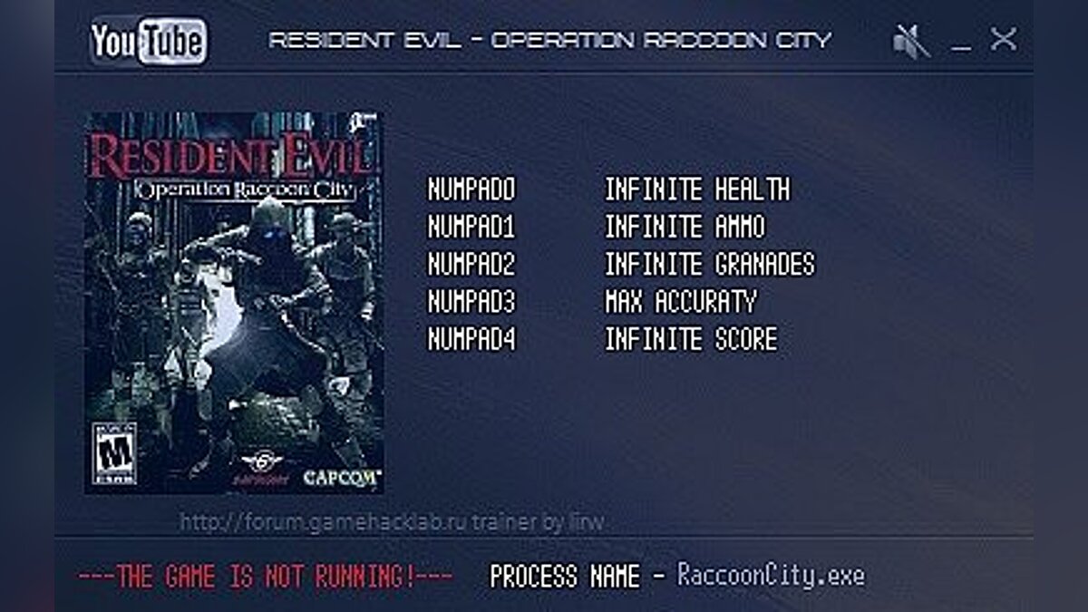 Resident Evil: Operation Raccoon City — Трейнер / Trainer (+5) [1.2.1803.135] [LIRW / GHL]