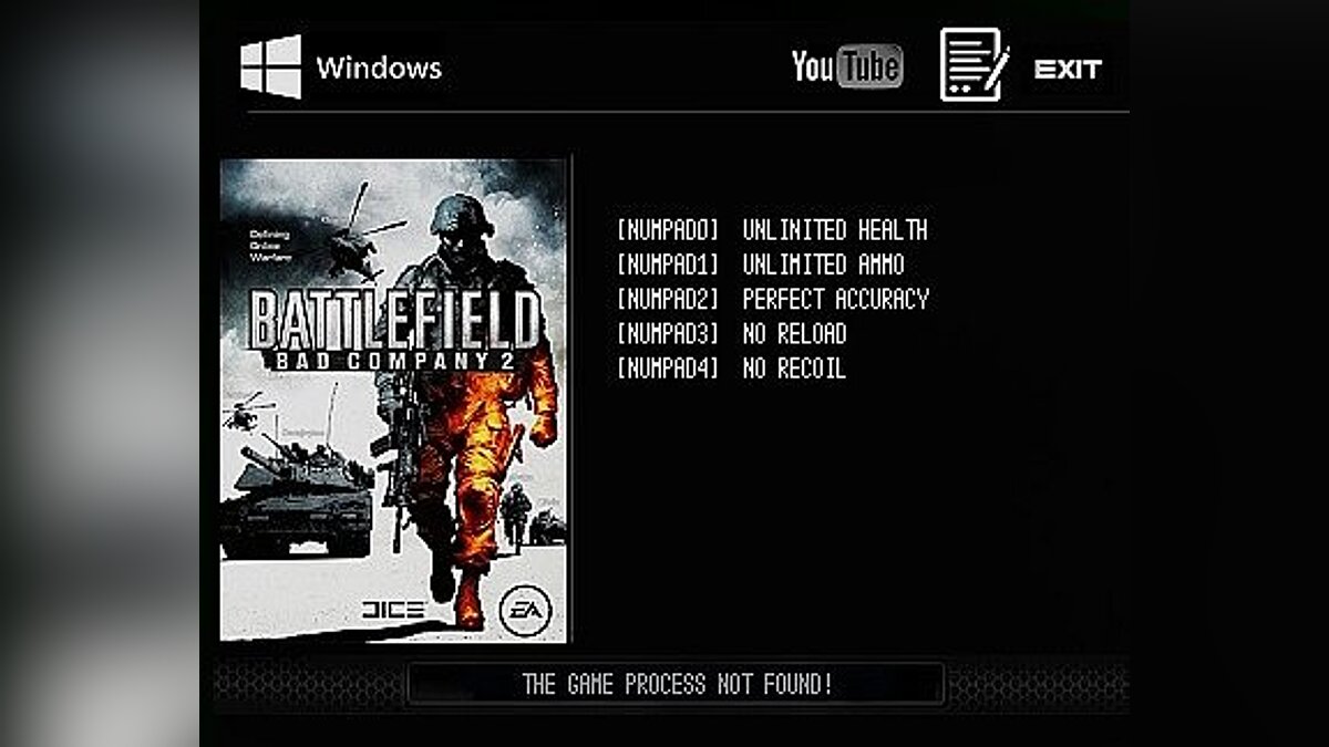 Battlefield: Bad Company 2 — Трейнер / Trainer (+5) [Latest: 03.08.2016] [LIRW / GHL]