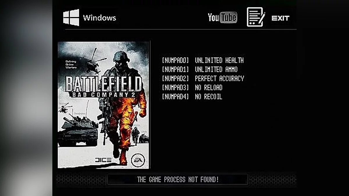 Battlefield: Bad Company 2 — Трейнер / Trainer (+5) [Latest: 03.08.2016] [LIRW / GHL]