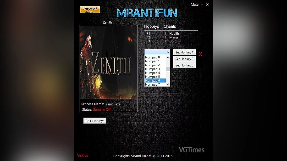 Zenith — Трейнер / Trainer (+3) [1.00] [MrAntiFun]