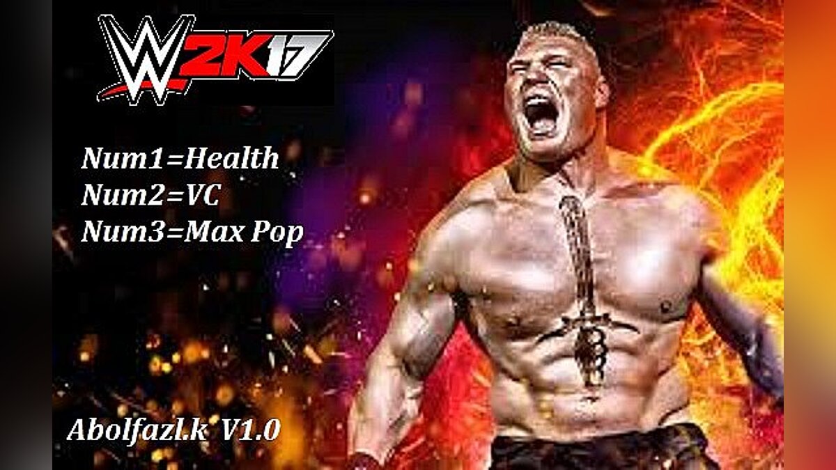 WWE 2K17 — Трейнер / Trainer (+3) [1.0: x64] [Abolfazl.k]