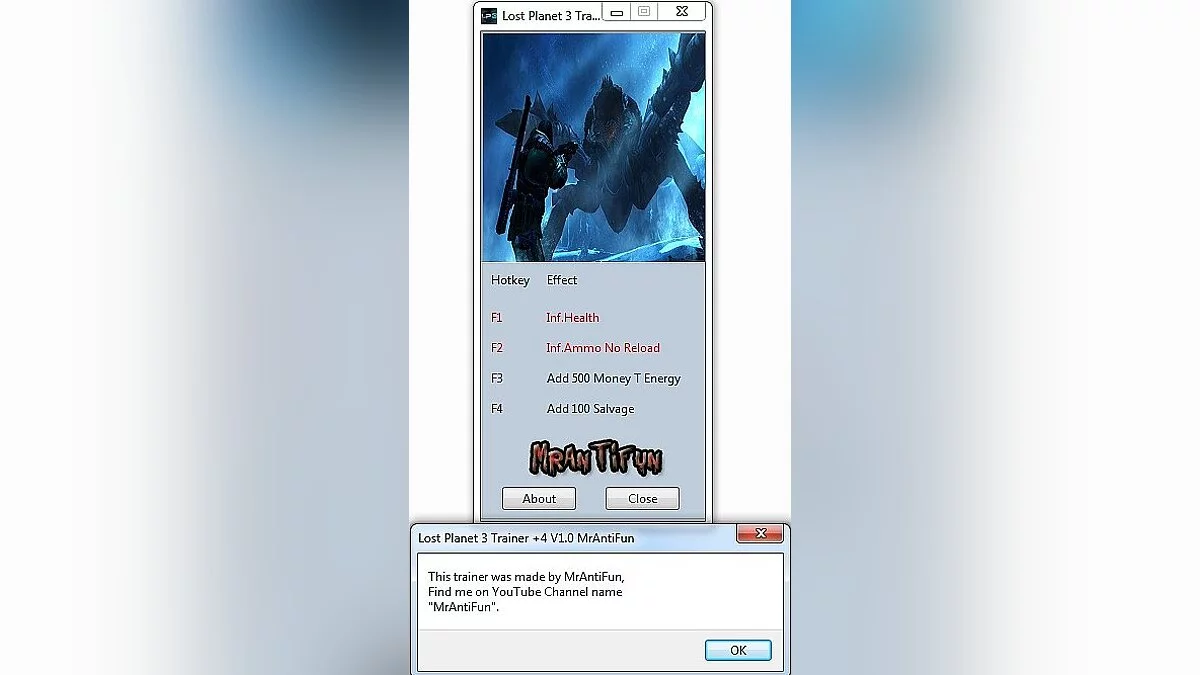 Lost Planet 3 — Трейнер / Trainer (+4) [1.0] [MrAntiFun]