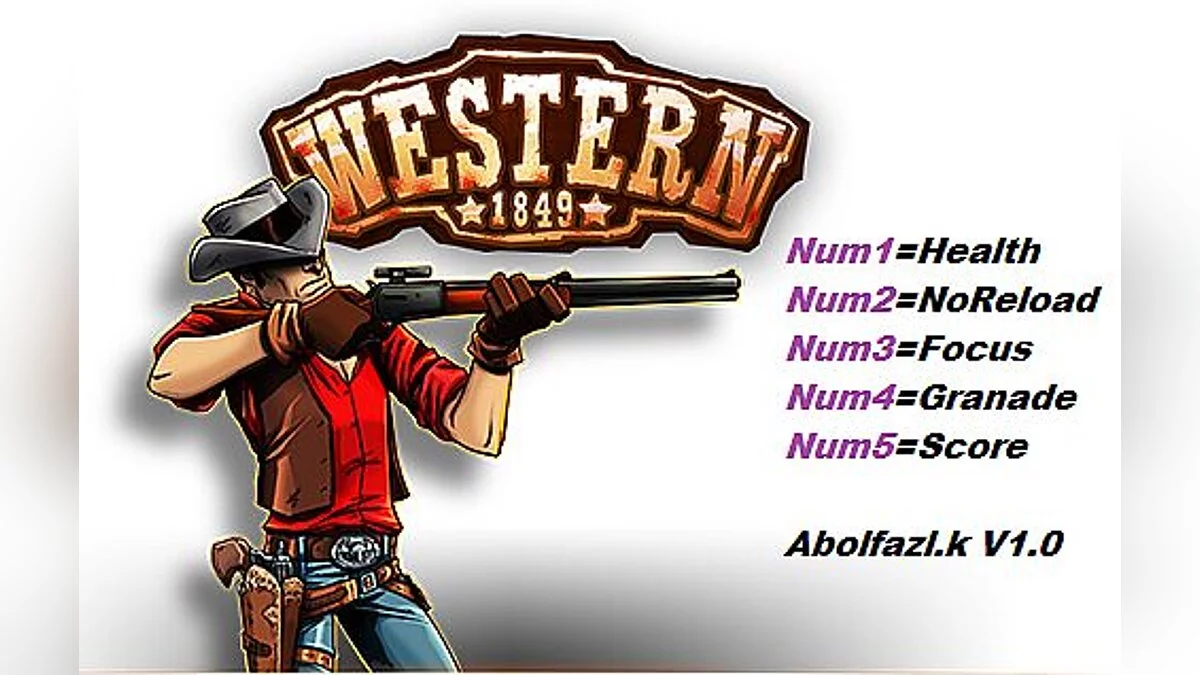 Western 1849 Reloaded — Трейнер / Trainer (+5) [1.0] [Abolfazl.k]
