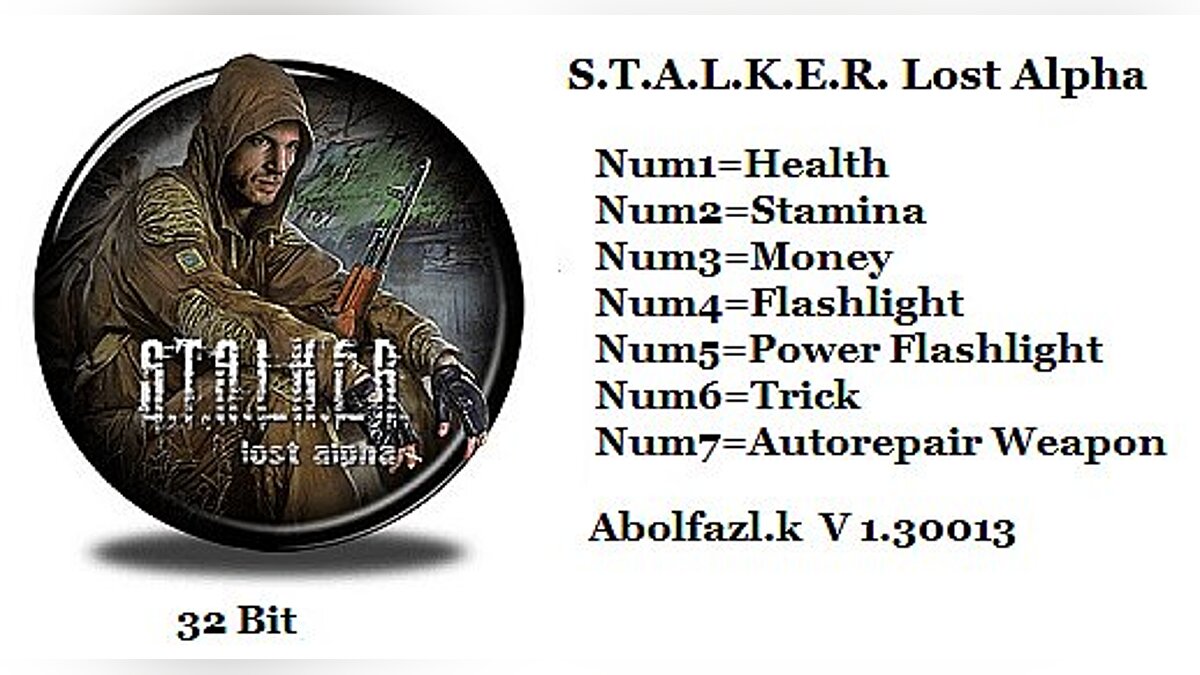 S.T.A.L.K.E.R.: Shadow of Chernobyl — Трейнер / Trainer (+7) [1.30013: x32] [Abolfazl.k]