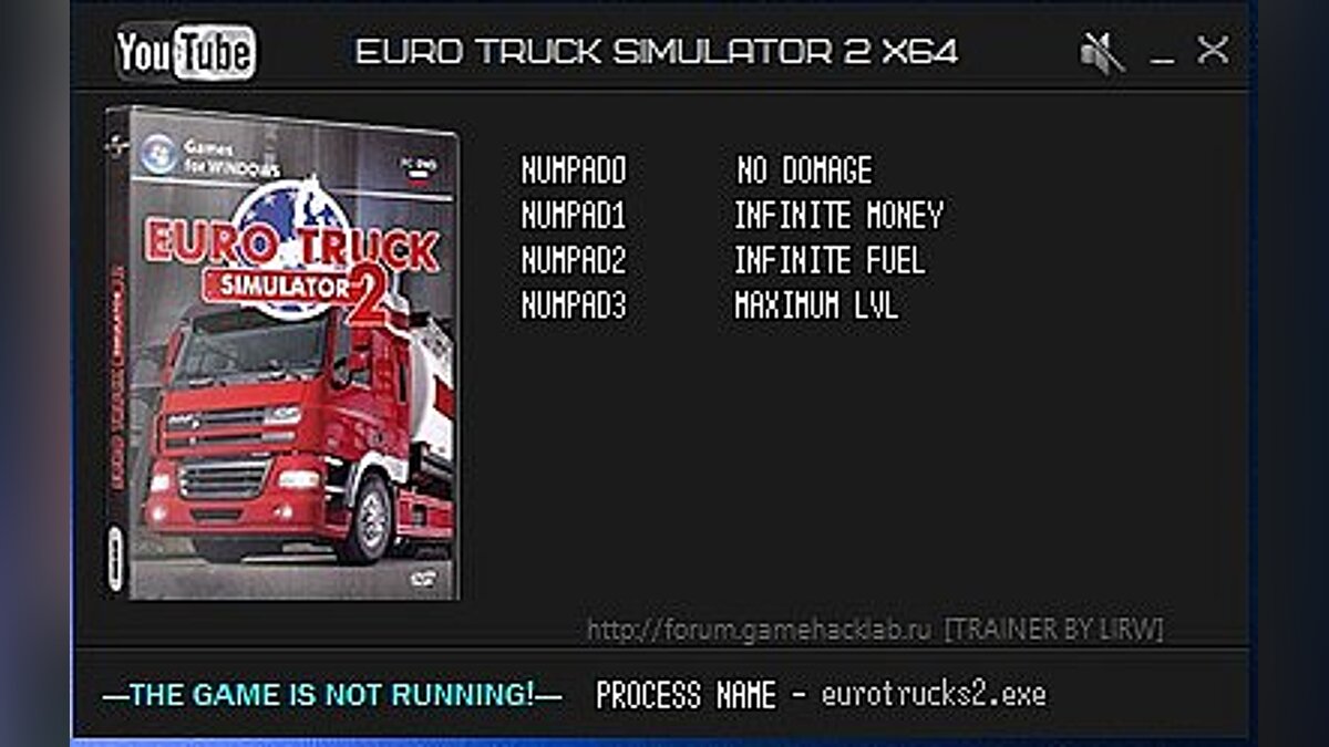 Euro Truck Simulator 2 — Трейнер / Trainer (+4) [1.20.0.2: 32 & 64 Bit] [LIRW / GHL]