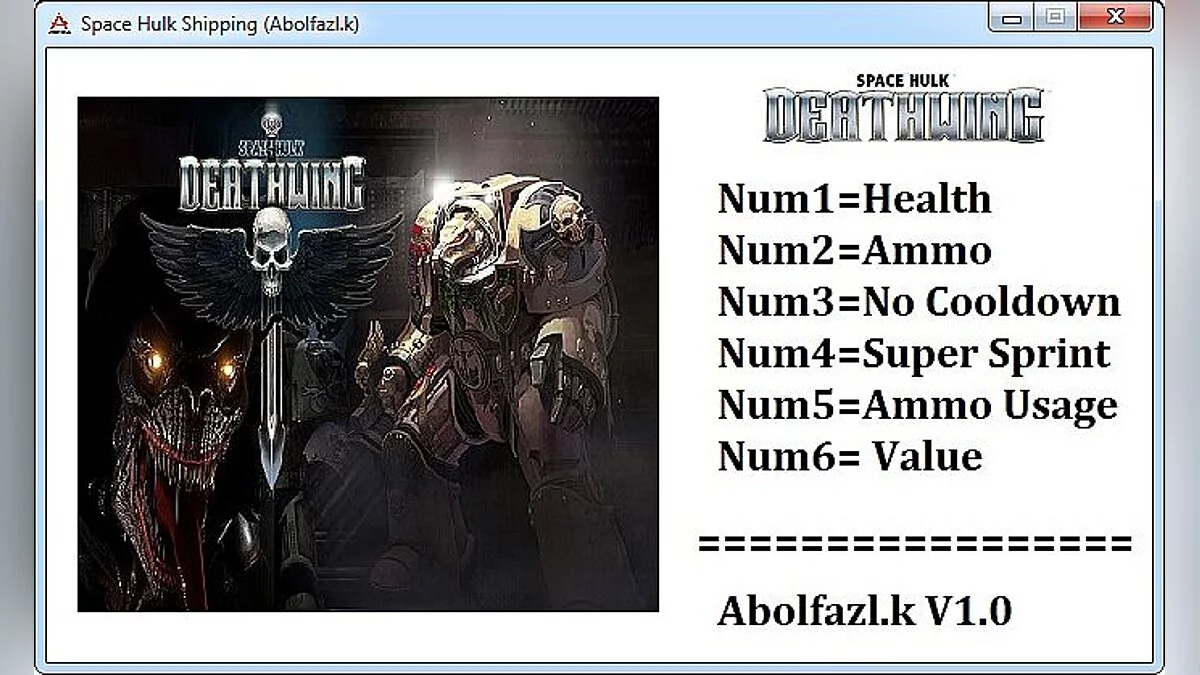 Space Hulk: Deathwing — Трейнер / Trainer (+6) [1.0 64bit] [Abolfazl.k]