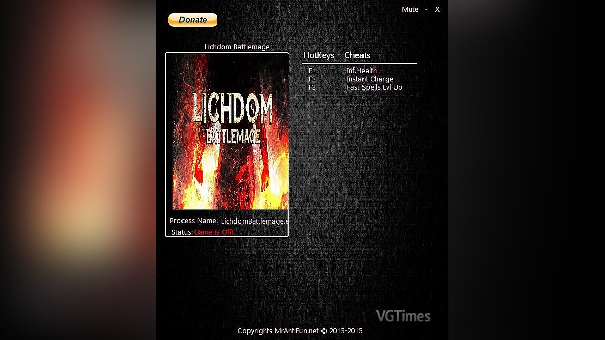 Lichdom: Battlemage — Трейнер / Trainer (+3) [Build 70219: 64 Bit] [MrAntiFun]