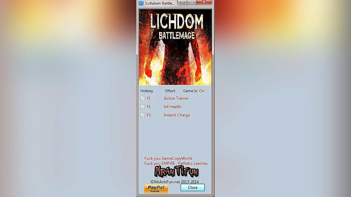 Lichdom: Battlemage — Трейнер / Trainer (+2) [Build 65406: 32 Bit] [MrAntiFun]