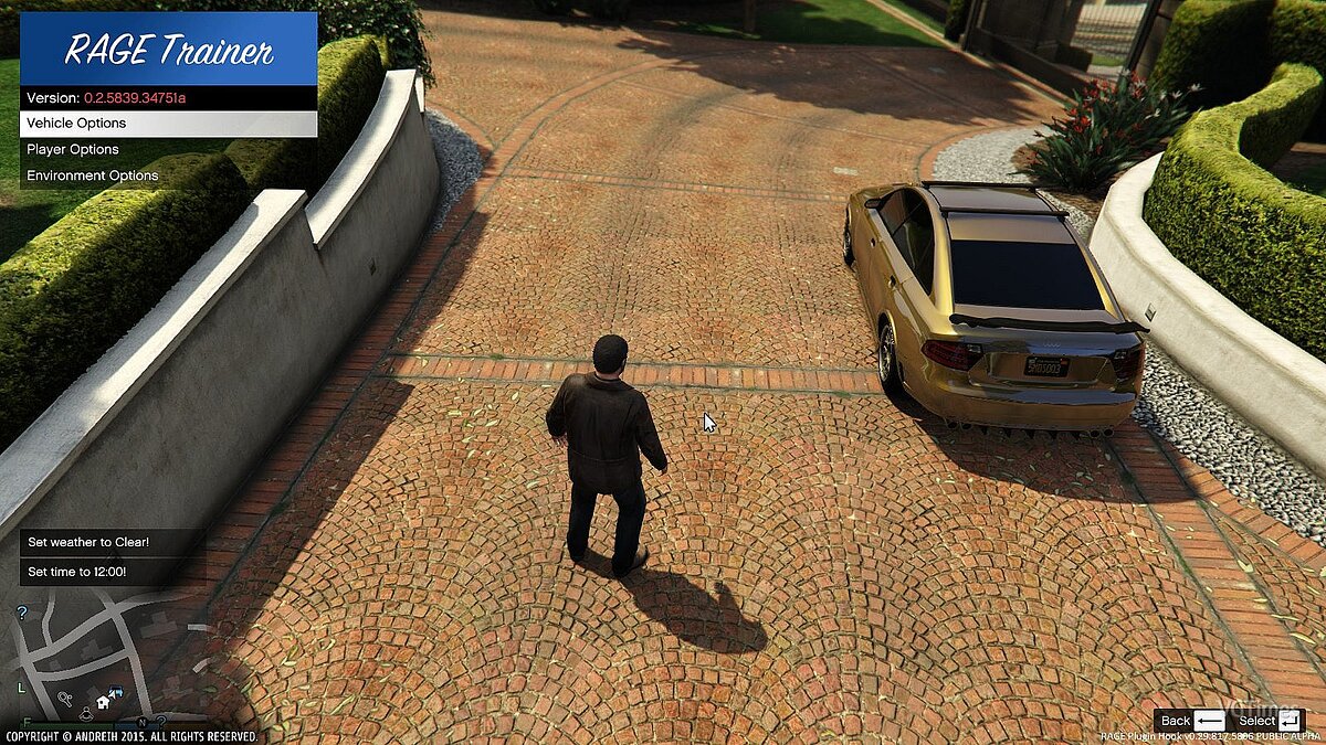 GTA 5 — Grand Theft Auto 5 (GTA V): Чит-Мод / Cheat-Mode (RAGE Trainer)