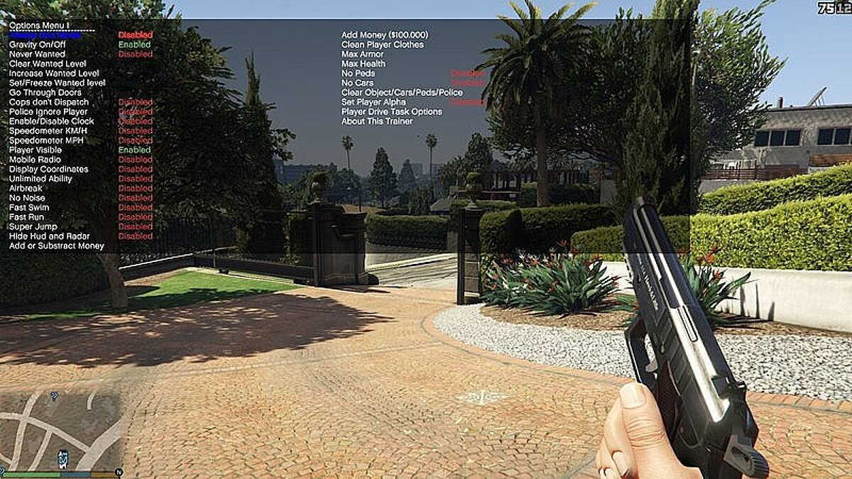 GTA 5 — Grand Theft Auto 5 (GTA V): Чит-Мод / Cheat-Mode (Simple Trainer 2.4) [Update: 21.10.2015]