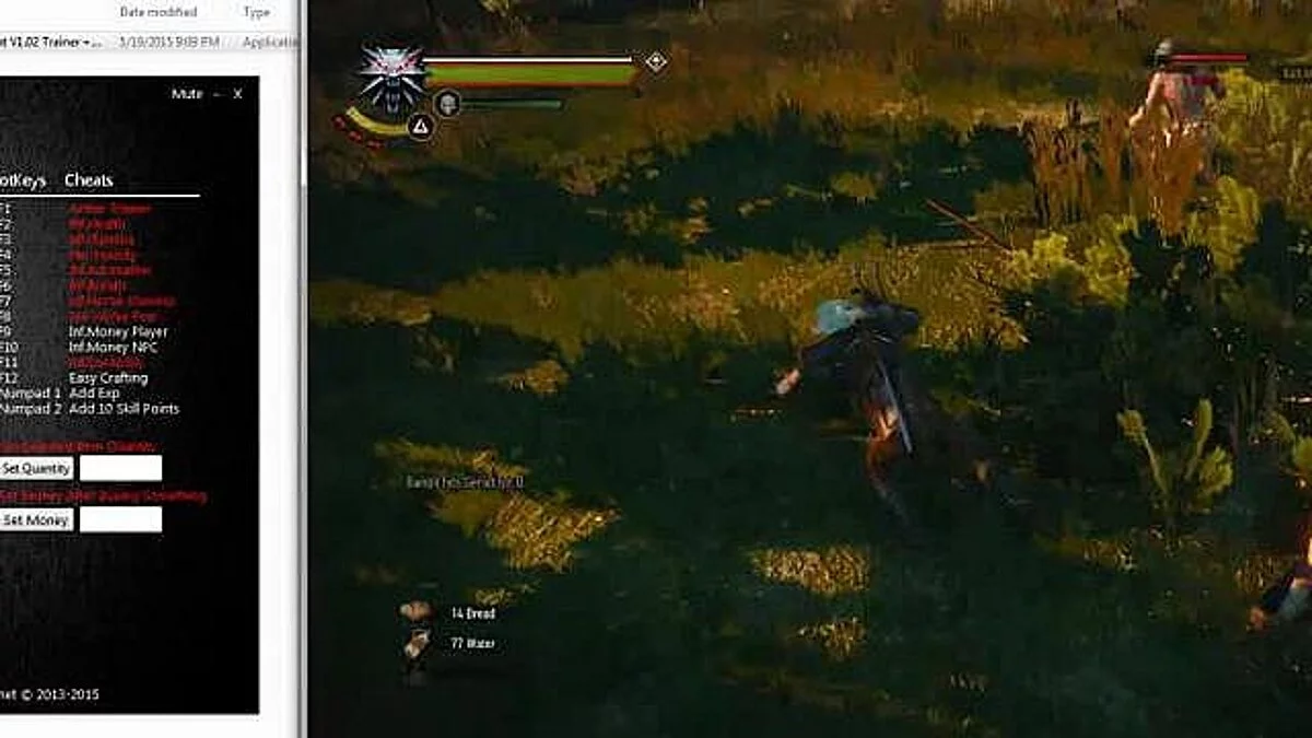 The Witcher 3: Wild Hunt — Трейнер / Trainer (+14) [1.02] [MrAntiFun]