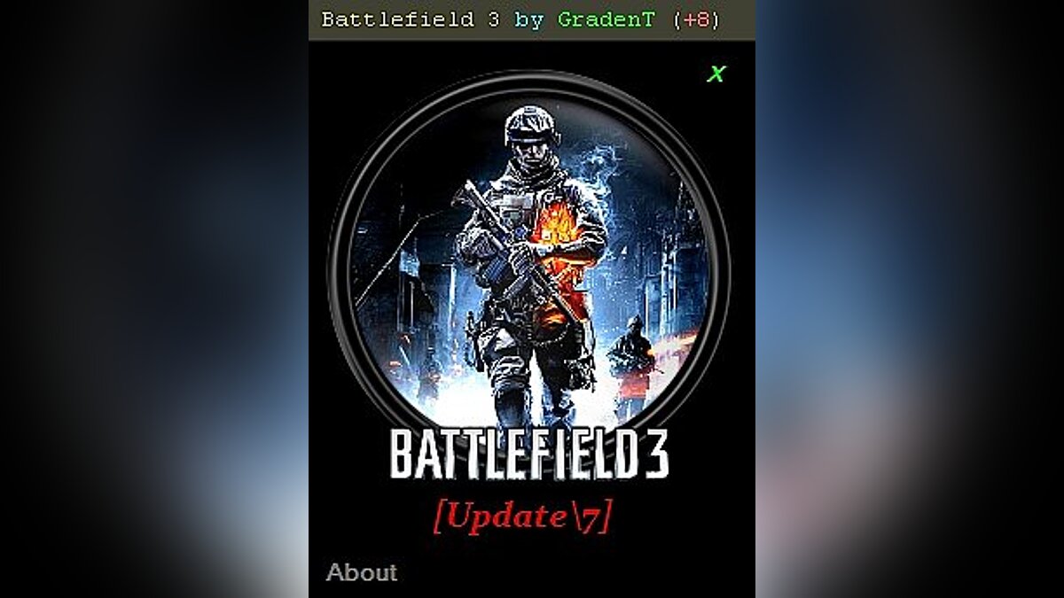Battlefield 3 — Трейнер / Trainer (+8) [Update 7] [GradenT]