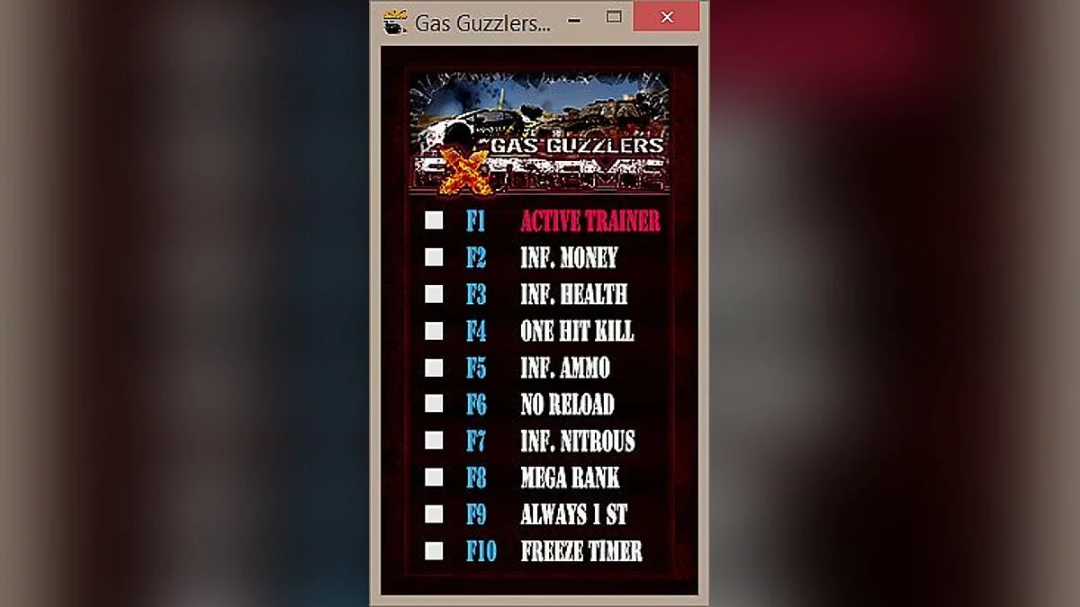 Gas Guzzlers Extreme — Трейнер / Trainer (+9) [1.0.7: x64] [FutureX]