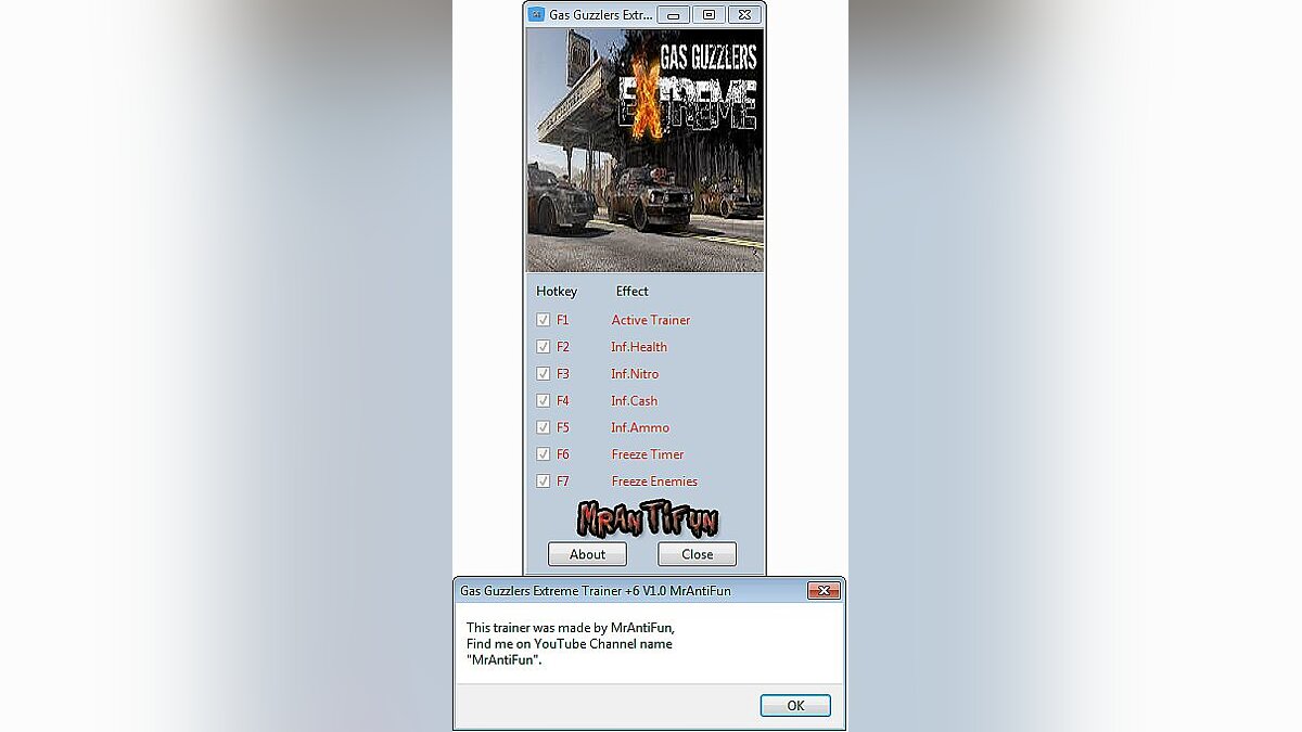 Gas Guzzlers Extreme — Трейнер / Trainer (+6) [1.0] [MrAntiFun]