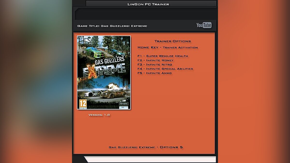 Gas Guzzlers Extreme — Трейнер / Trainer (+5) [1.0] [LinGon]