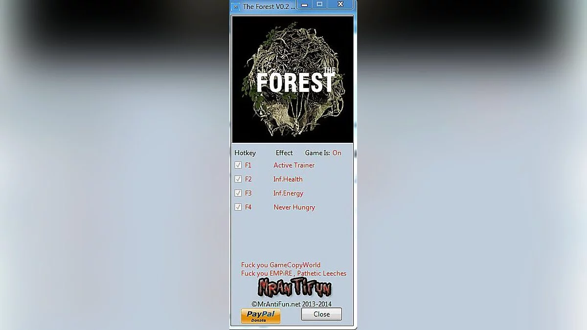 The Forest — Трейнер / Trainer (+3) [0.1] [MrAntiFun]