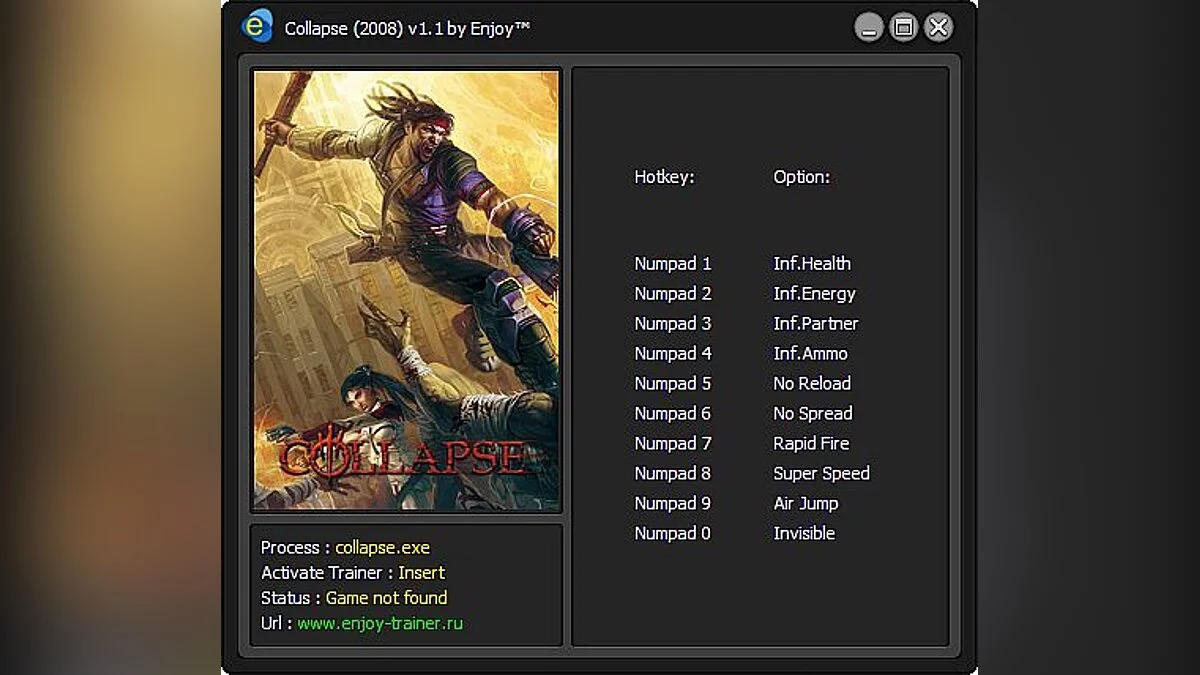 Collapse — Collapse (2008): Trainer / Трейнер [v1.1][Enjoy][ENJ]