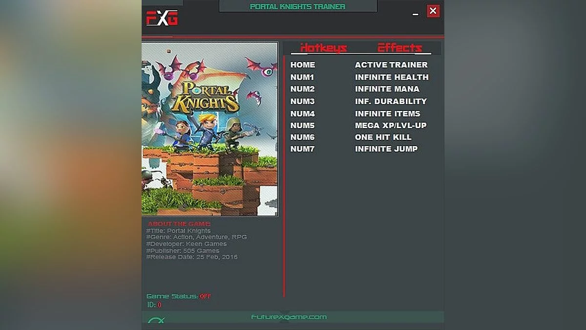 Portal Knights — Трейнер / Trainer (+7) [0.8.0: x64] [FutureX]