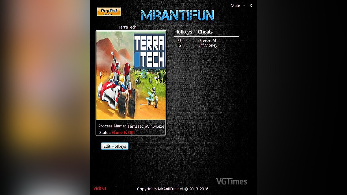 TerraTech — Трейнер / Trainer (+2) [0.7.3: 64bit] [MrAntiFun]