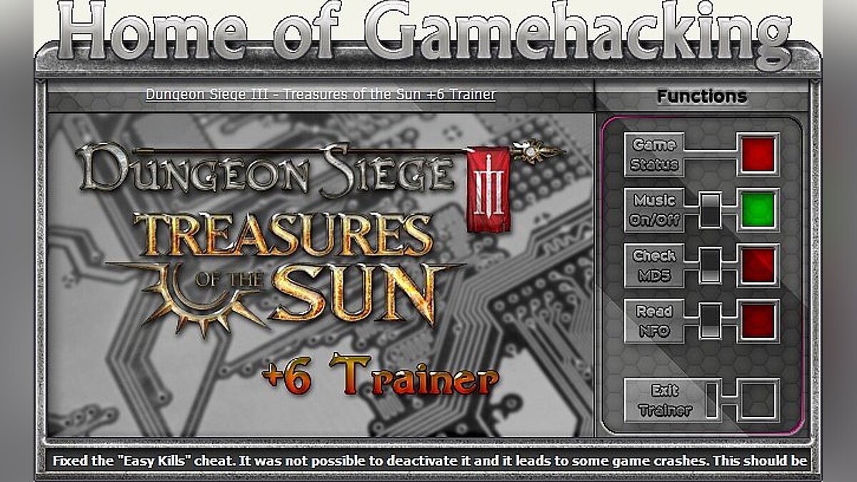Dungeon Siege 3 — Трейнер / Trainer (+6) [Steam Update: 23.11.13] [iNvIcTUs oRCuS / HoG]