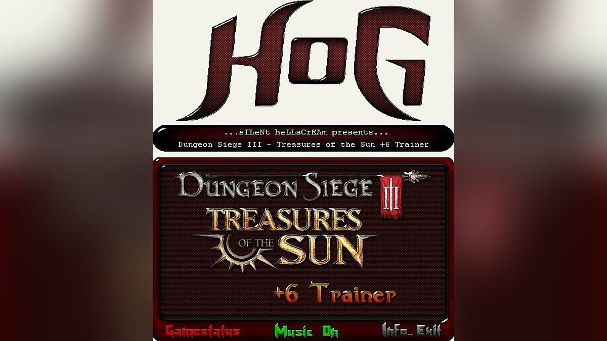 Dungeon Siege 3 — Трейнер / Trainer (+6) [1.0] [HoG]
