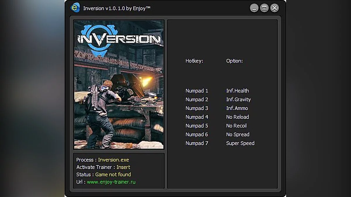 Inversion — Inversion : Trainer / Трейнер [v1.0.1.0] [Enjoy][ETR]