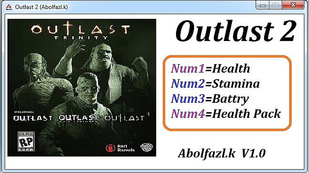 Outlast 2 — Outlast 2: Трейнер / Trainer (+4) [1.0] [Abolfazl-k]