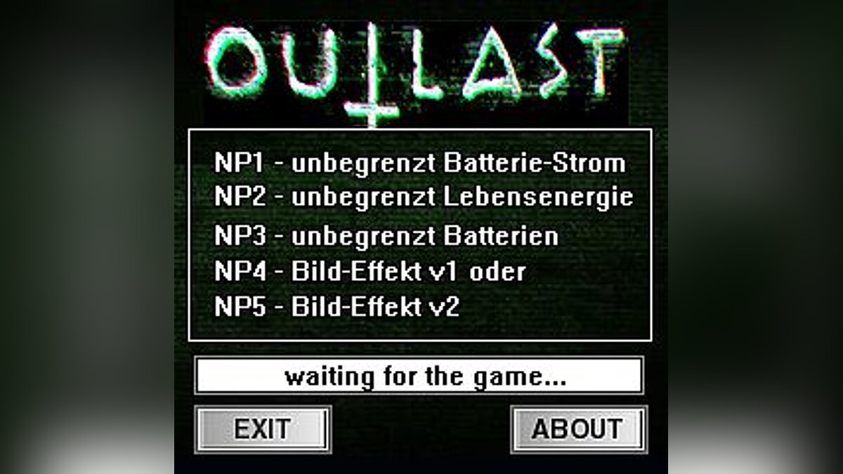 Outlast — Outlast: Трейнер / Trainer (+5) [1.0.12046] [dR.oLLe]