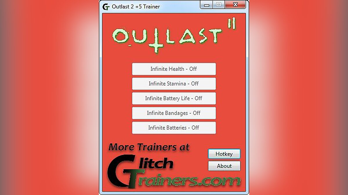 Outlast 2 — Трейнер / Trainer (+5) [1.0] [Kompyuterlab]