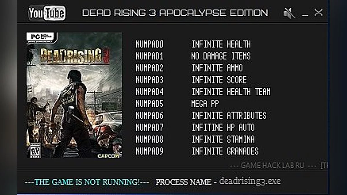 Dead Rising 3 — Трейнер / Trainer (+10) [1.06] [LIRW / GHL]