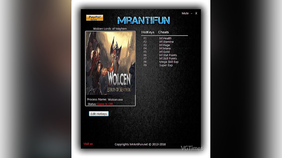 Wolcen: Lords of Mayhem — Трейнер / Trainer (+9) [0.3.4a] [MrAntiFun]