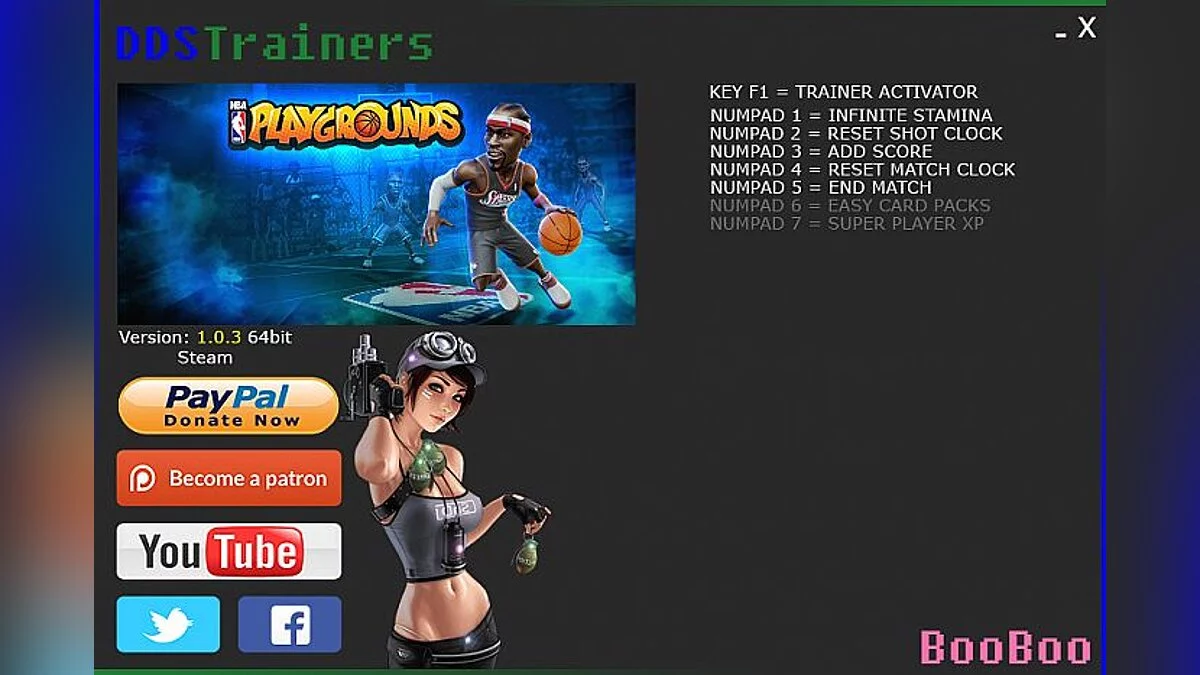 NBA Playgrounds — Трейнер / Trainer (+5) [1.03: 64bit] [BooBoo]