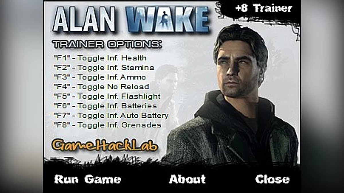 Alan Wake — Трейнер / Trainer (+8) [1.06.17.0154] [CuBiC]