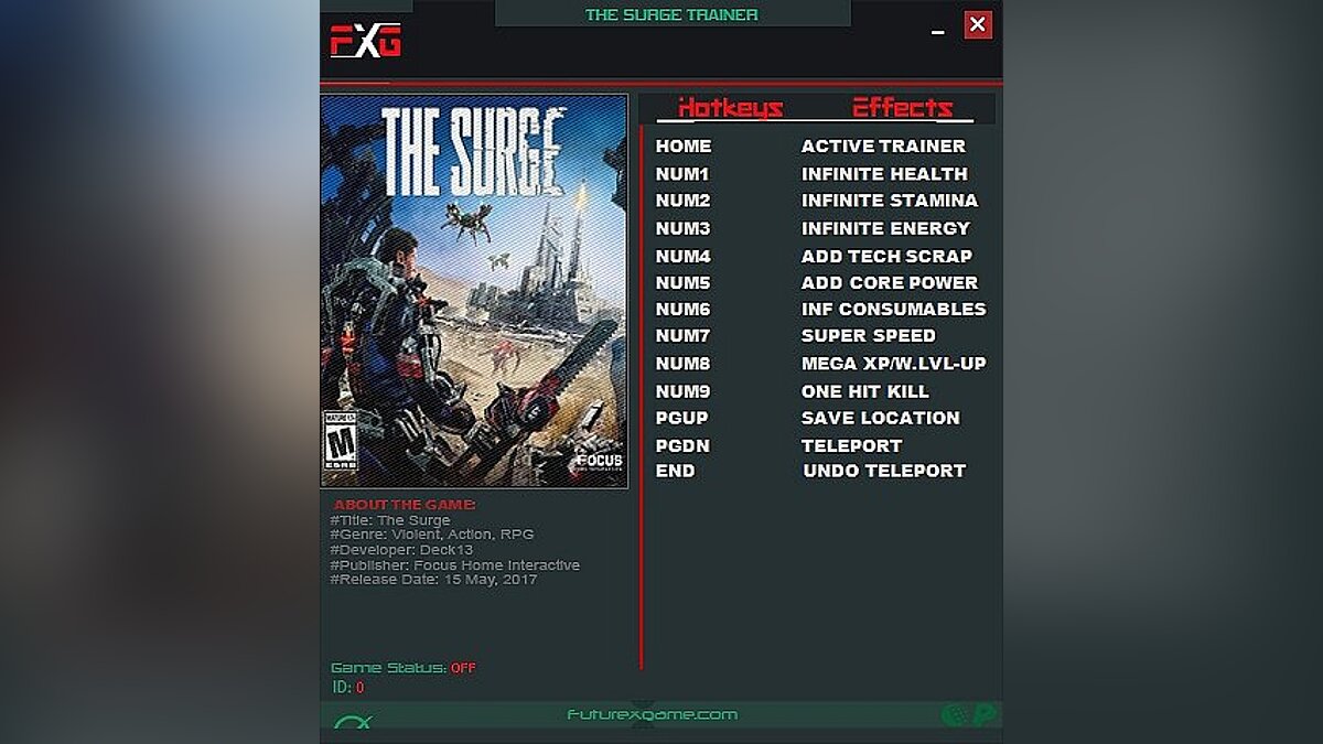 The Surge — Трейнер / Trainer (+10) [1.0] [FutureX]