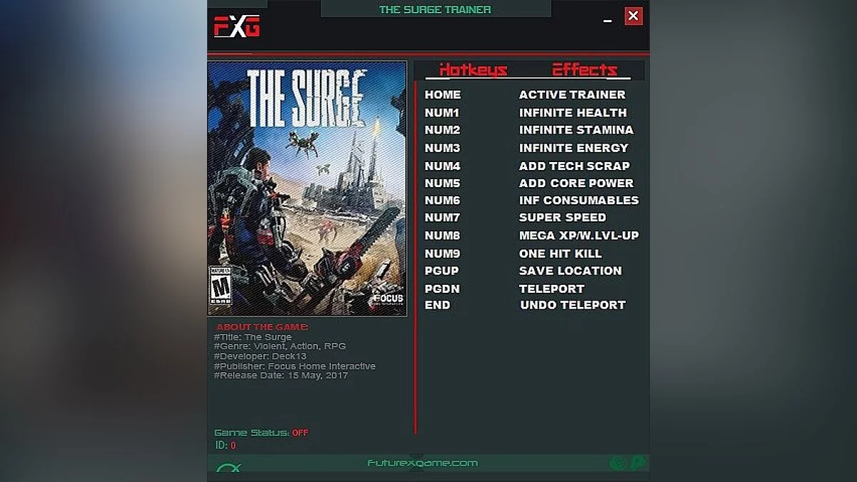 The Surge — Трейнер / Trainer (+10) [1.0] [FutureX]