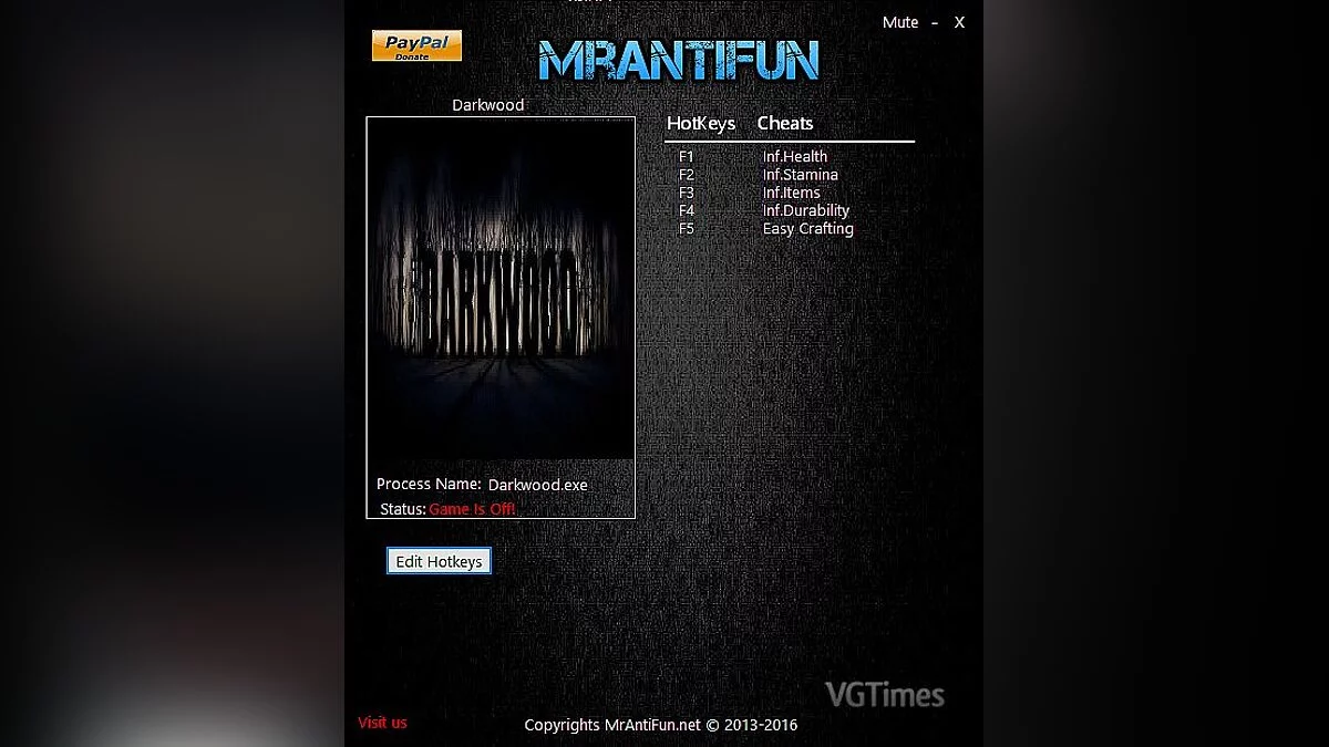Darkwood — Трейнер / Trainer (+5) [10.0] [MrAntiFun]