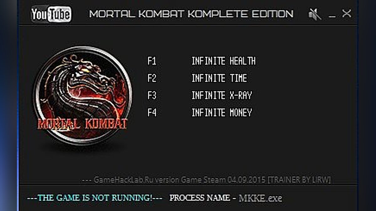 Mortal Kombat (2011) — Трейнер / Trainer (+4) [Latest Steam] [LIRW / GHL]
