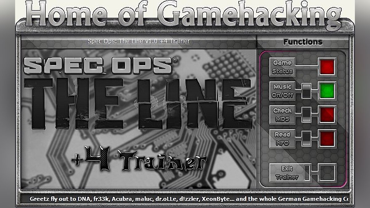 Spec Ops: The Line — Трейнер / Trainer (+4) [1.0] [HoG / sILeNt heLLsCrEAm]