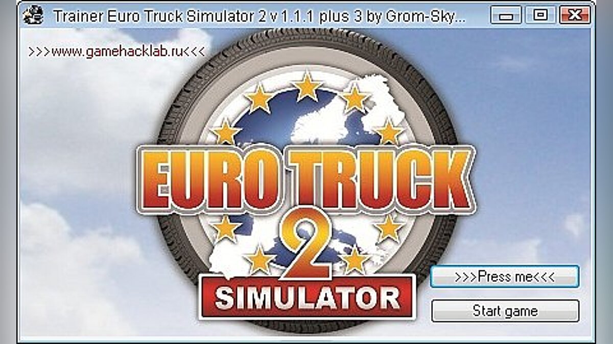 Euro Truck Simulator 2 — Трейнер / Trainer (+3) [1.1.1] [Grom-Skynet / GHL]